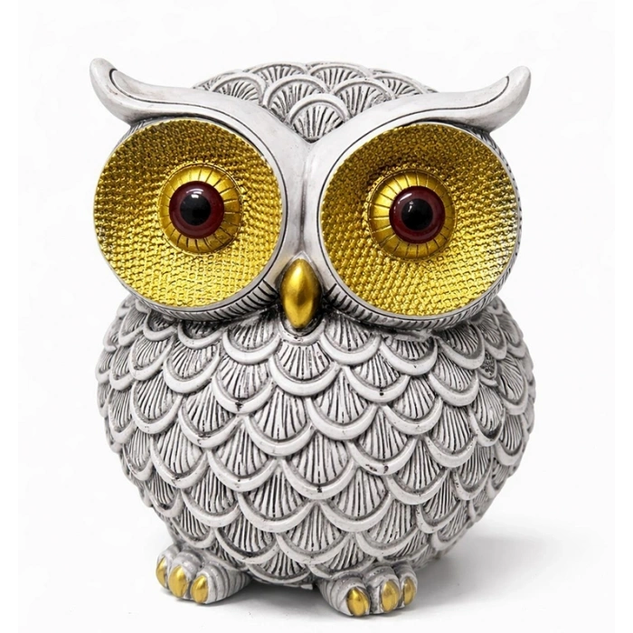 20x15 cm Polyester Baykuş Figürü