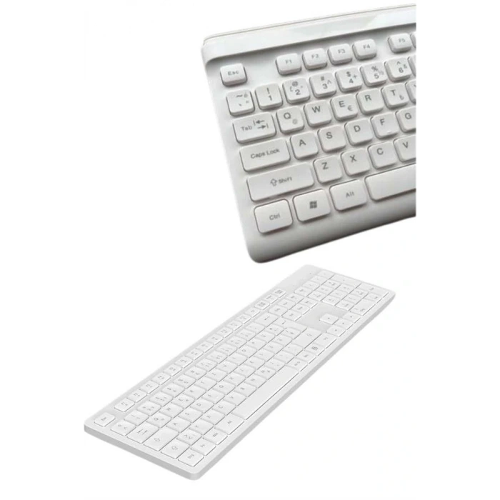 2.4 Ghz Wireless Kablosuz Klavye Mouse Seti Tv Pc Uyumlu