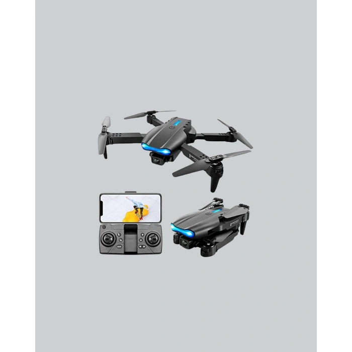 2.4G 4CH Katlanabilir Drone 100 Metre Uçuş Mesafeli