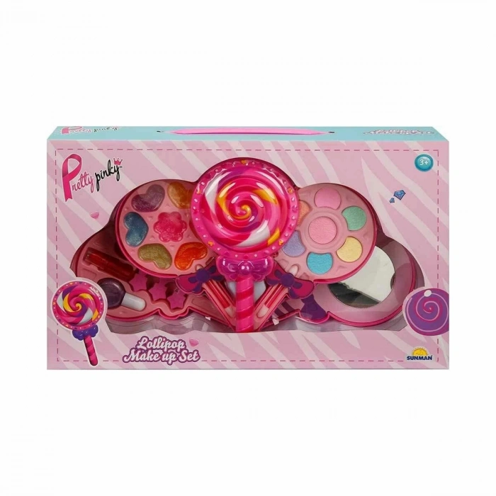 Lolipop Şekilli 4 Katlı Makyaj Güzellik Seti