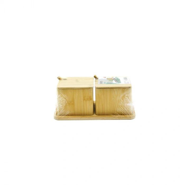 2PCS BAHARATLIK - TUZLUK AHŞAP BAMBU (5047)