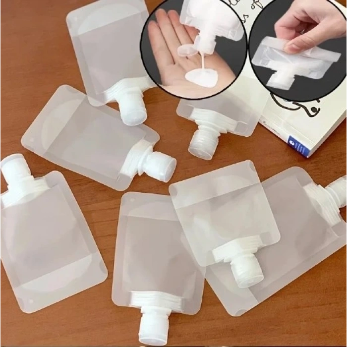 3 Adet 100ml Krem Şampuan Kabı Tekrar Kullanılabilir Set (5047)