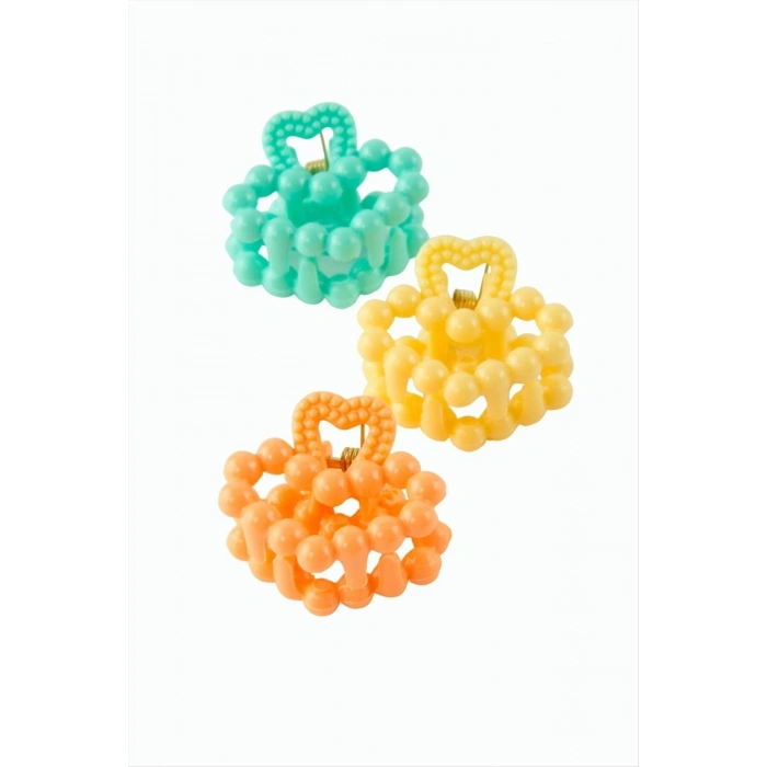 3 Adet Kalp Mandal Toka 2 cm