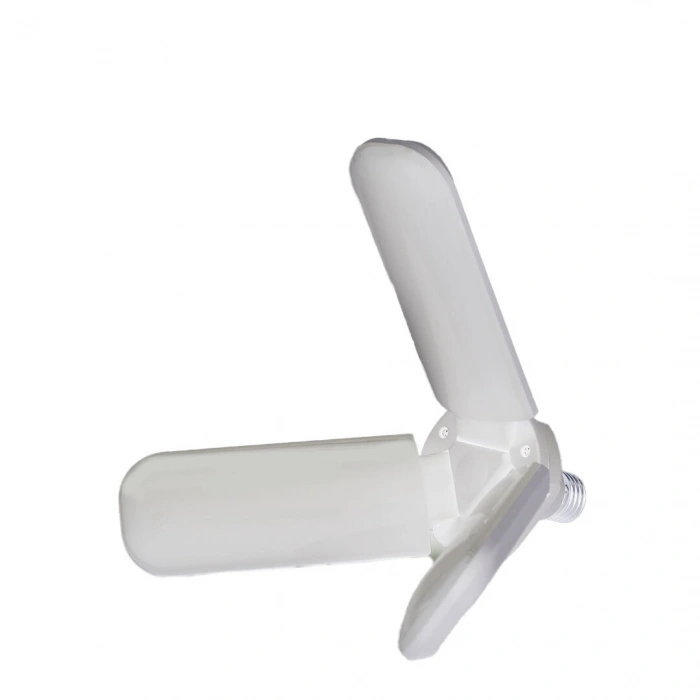 3 KOLLU PERVANE MODELİ BEYAZ LED LAMBA AMPUL 24W - E27 (5047)