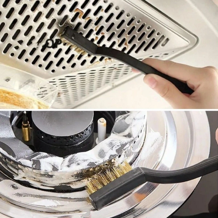 3 lü Detaylı Temizlik Bakır,Demir ve Sert Plastik Tel Fırça (5047)