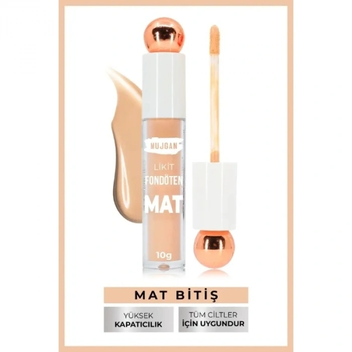 3lü Mat Bitişli Likit Fondöten Seti