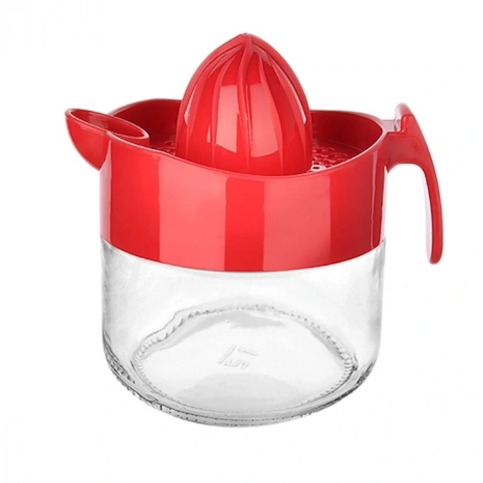 300ml Cam Hazneli Pratik Limon Narenciye Sıkacağı KC-405 (5047)