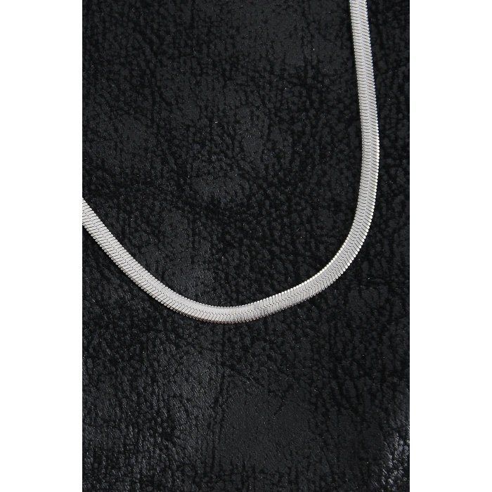 316L Çelik Klasik İtalyan Zincir Model Gümüş Renk Erkek Kolye