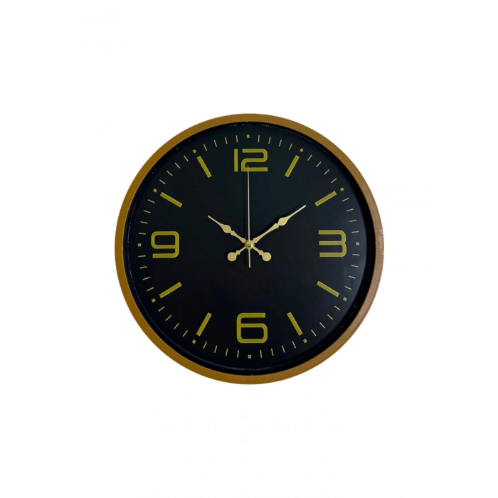 36 Cm Kahverengi Dekoratif Duvar Saati