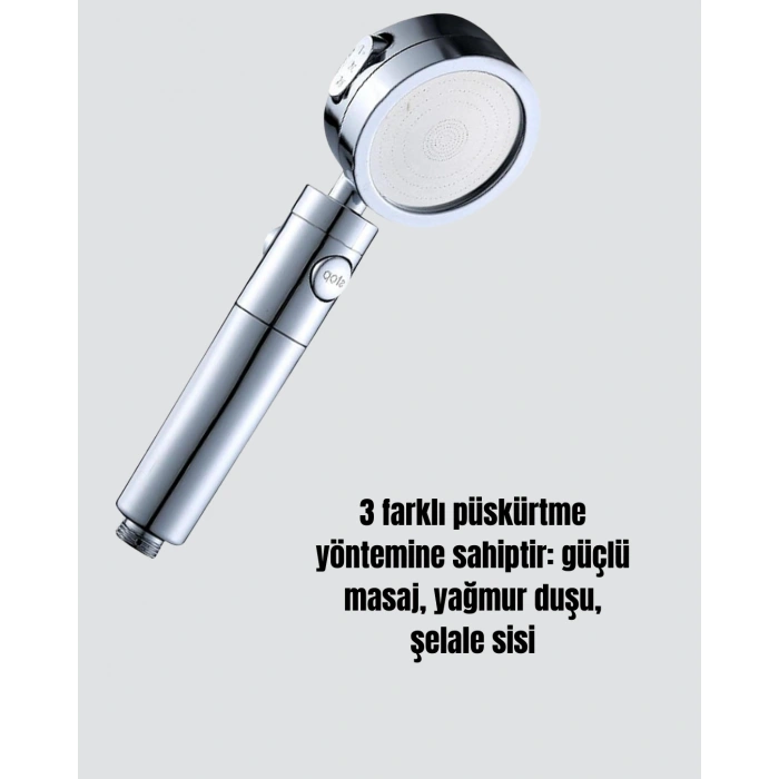 360° Ayarlanabilir Çok Fonksiyonlu Duş Başlığı