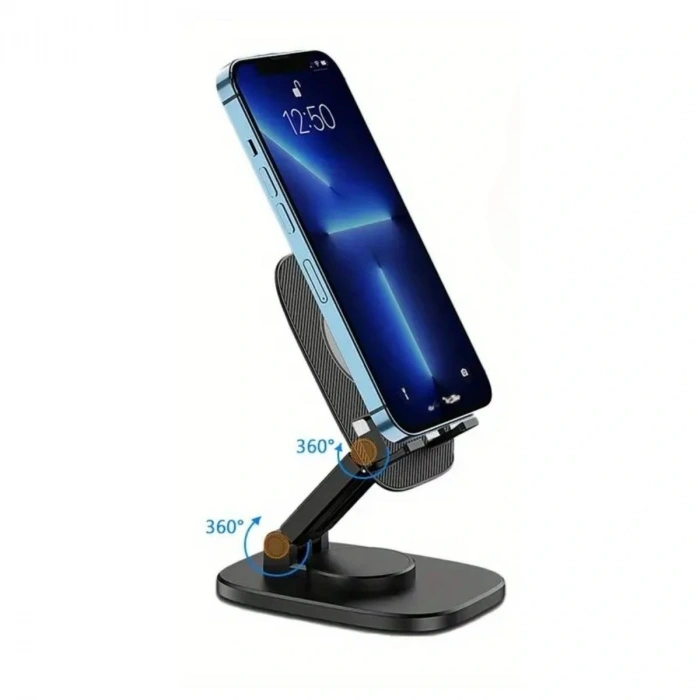 360 Döner Masaüstü Mobil Telefon Tutucu Standı (5047)