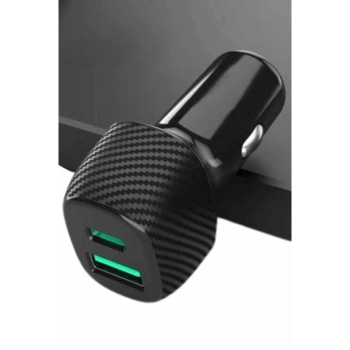 38W Oto Çakmaklık Araç Içi Şarj Cihazı Hızlı Şarj Uzun Ömürlü