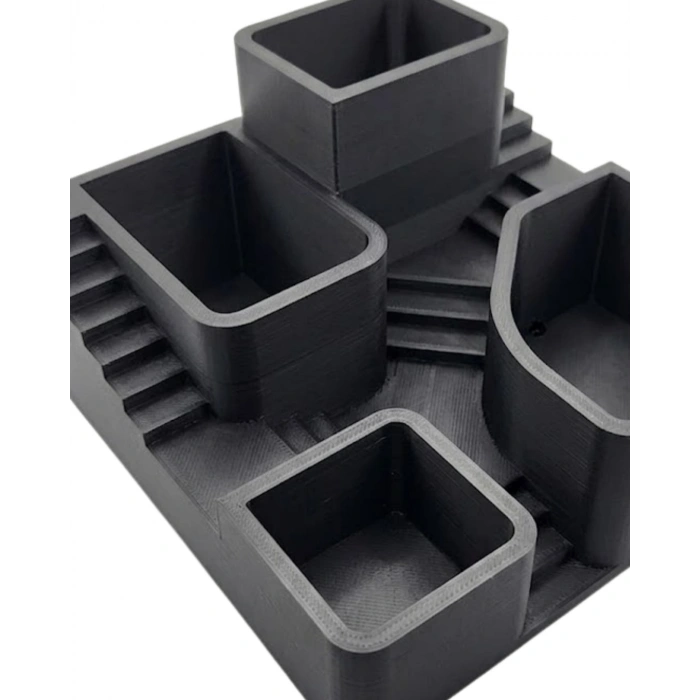 3D Baskı Kaktüs ve Sukulent Saksı Seti Çok Katlı Şık Ev Ofis Dekoru