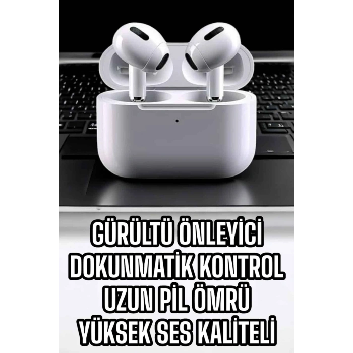 3.Nesil TWS Bluetooth Kulaklık Mikrofonlu ANC Özelliği Dokunmatik Kontrol