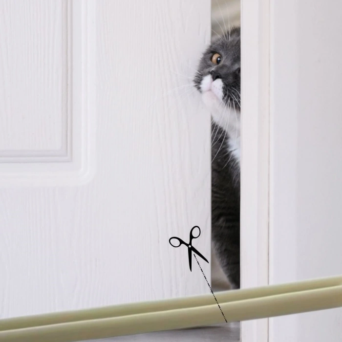 4 Adet Kapı Toz Rüzgar Önleyici Isı Yalıtımı Sağlayan Sızdırmaz Strafor (5047)