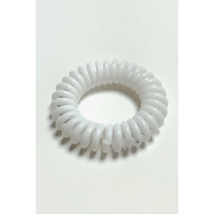 4 Adet Renkli Makarna Lastik Toka 4,5 cm