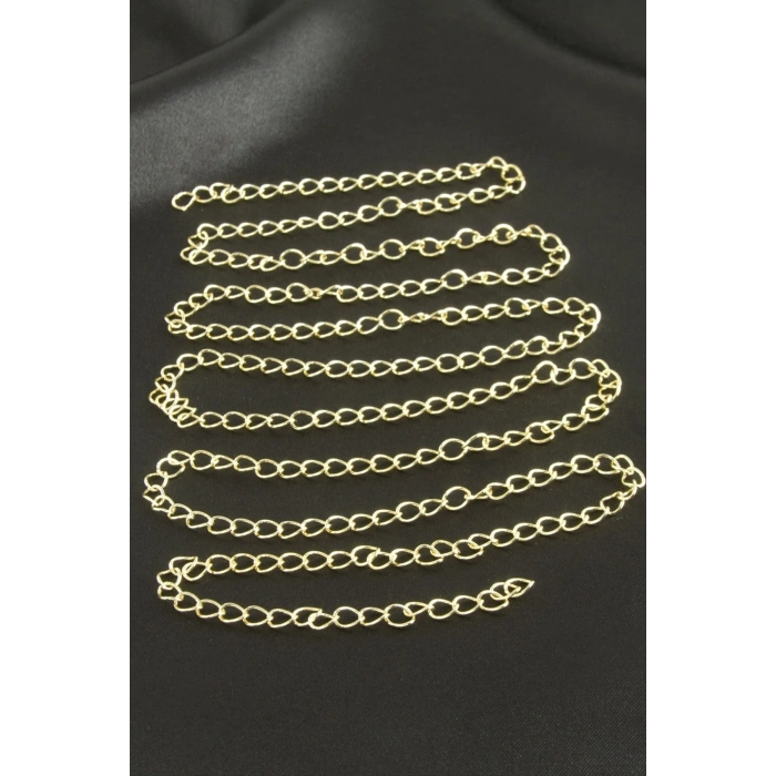 4 mm Oval Zincir 1 metre