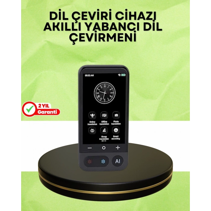 4.0 İnç Dokunmatik Ekranlı Akıllı Çeviri Cihazı