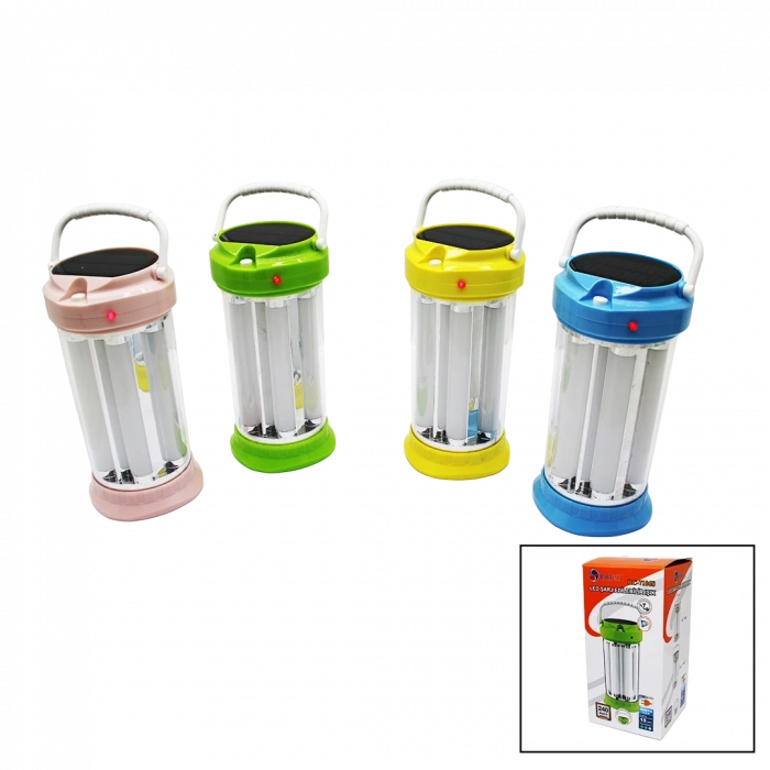 40W X 6 TÜP SOLAR ŞARJLI - FİŞLİ LED IŞILDAK FENER 240W (5047)