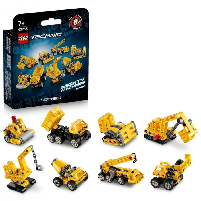 42233  Technic Technic Güçlü Makineler 44 parça +7 yaş