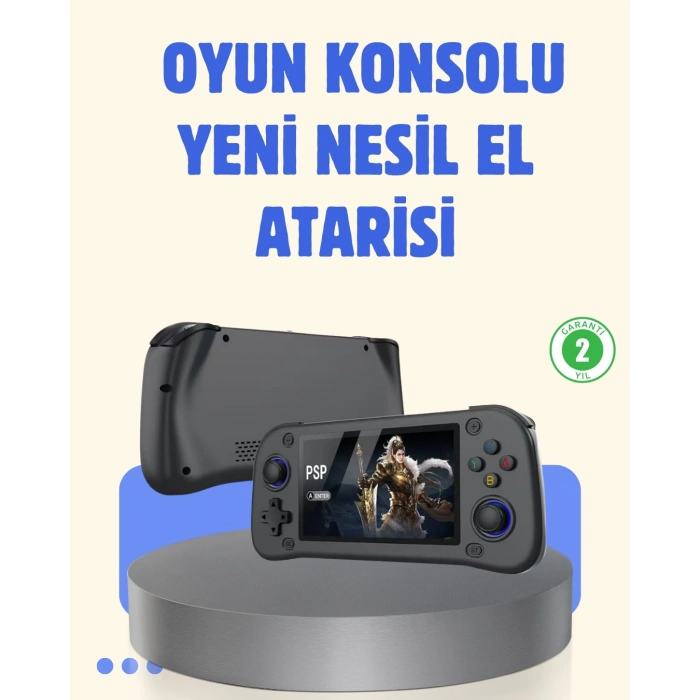 4.3 İnç IPS Ekranlı Taşınabilir Oyun Konsolu 64GB 10000 Oyun