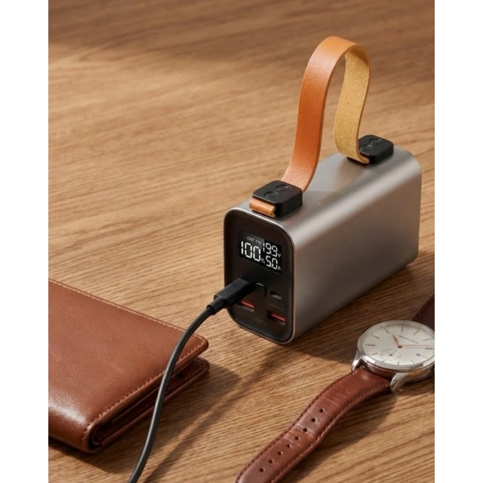 50000 mAh Güçlü Powerbank Dijital Göstergeli Çoklu USB Çıkışlı