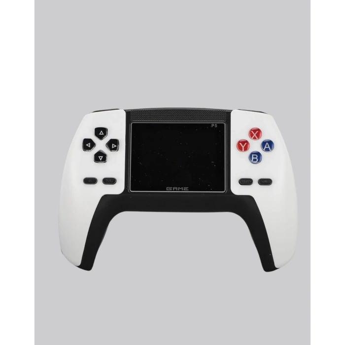 520 Klasik Oyunlu P5™ ControllerView Retro Konsol – Şarjlı,  Ergonomik Tasarım