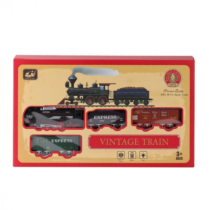 5299-69 Işıklı Tren 18 Parça