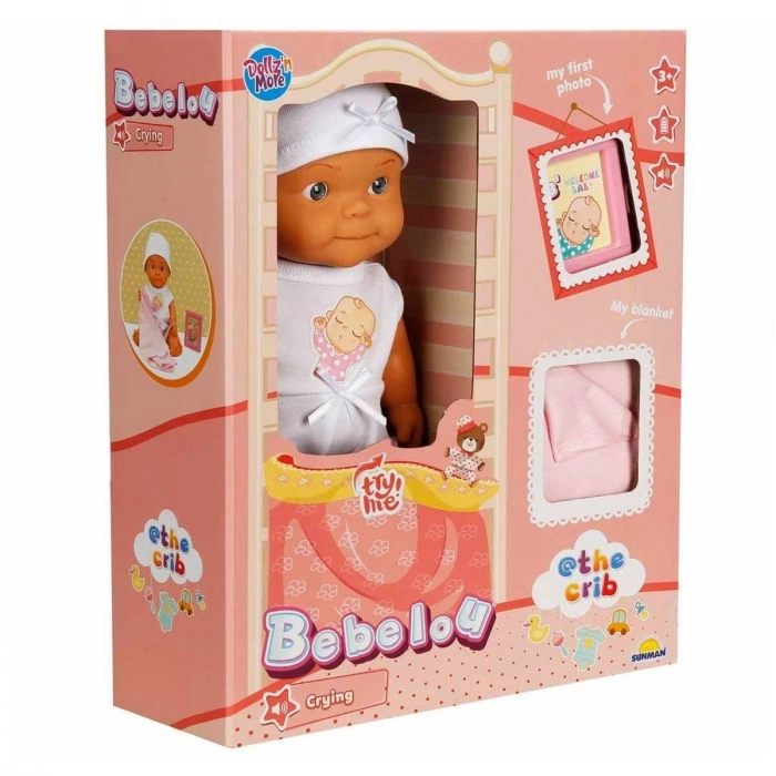5683 Bebelou Sesli Hoş Geldin Bebeği 30 cm -