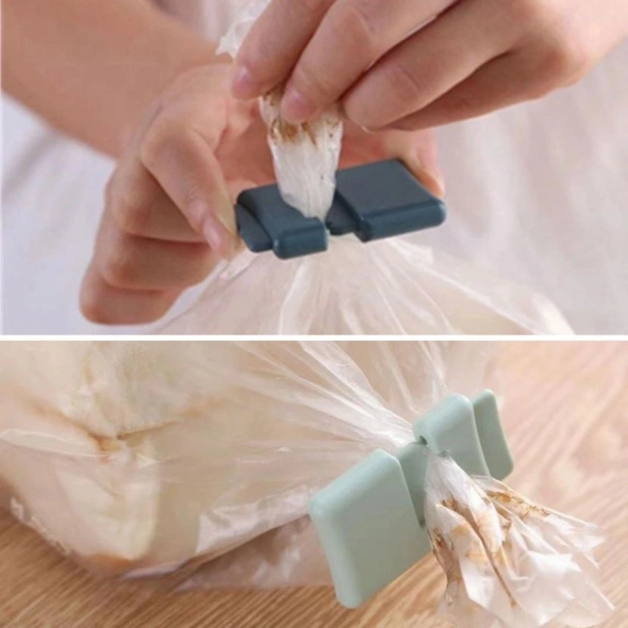 6'lı Hava Sızdırmaz Poşet Torba Ambalaj Ve Paket Kıstırmalı Kapatma Klipsi (5047)