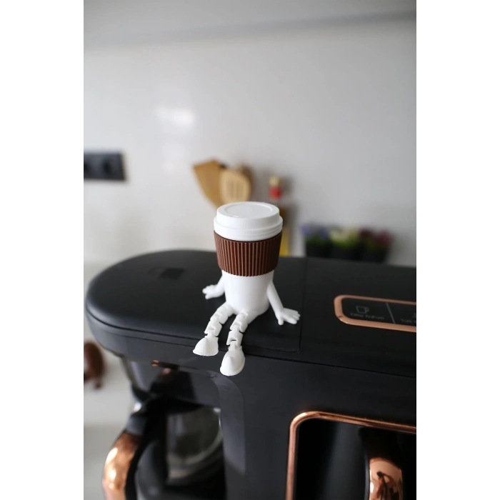 6lı Ayaklı Kahve Seti - Moka Pot - Kahve Tanesi - Çaydanlık - Cezve - Kahve Bardağı - Bardak