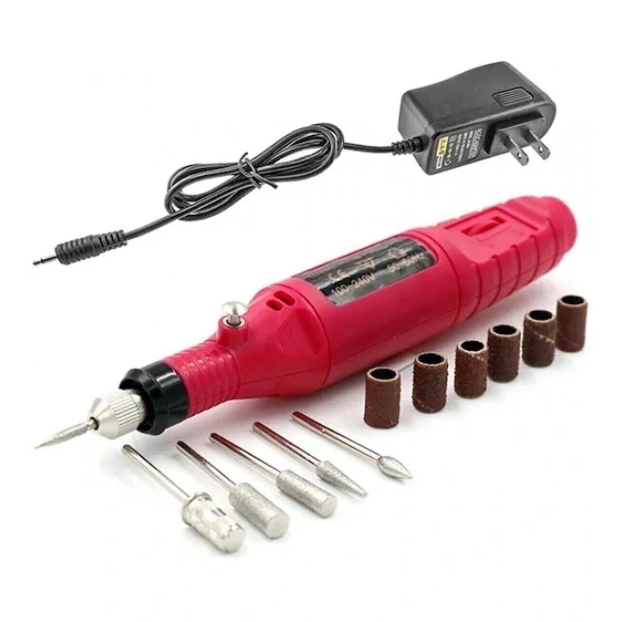 6 Uçlu Elektrikli Manikür Pedikür Seti ( 2000-300RPM HIZ ) (5047)