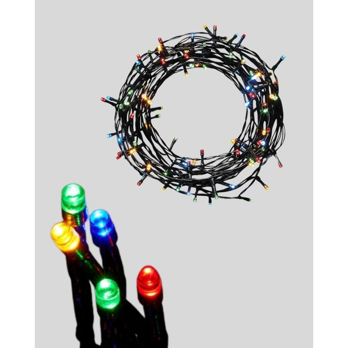 8 Modlu Zaman Ayarlı LED Perde Işık – Bahçe ve Balkon Dekorasyonu