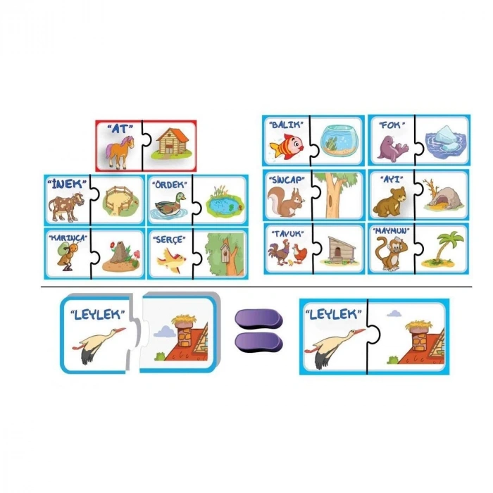 8513 DıyToy 2 Lİ KİMİN YUVASI KUTULU