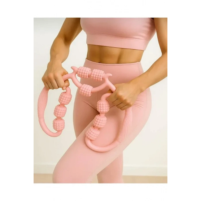 9 Tekerlekli Boyun Bacak Ayak Bel Masaj Aleti Çok Fonksiyonlu Manuel (5047)