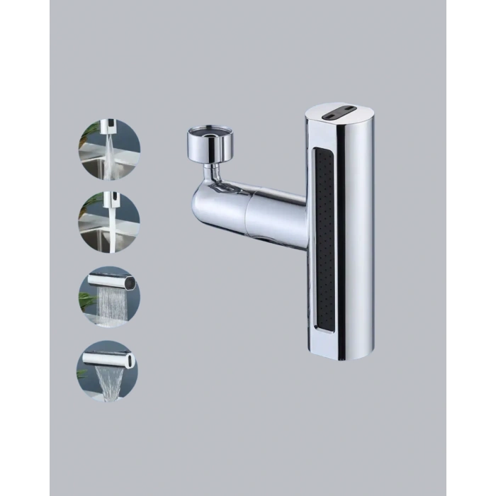 ABS Pirinç Alaşımlı Musluk Başlığı 4 Modlu 360° Dönebilen ve Ekonomik