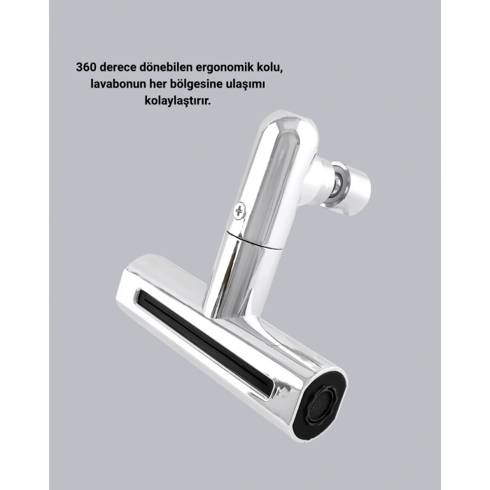 ABS Pirinç Alaşımlı Musluk Başlığı 4 Modlu 360° Dönebilen ve Ekonomik