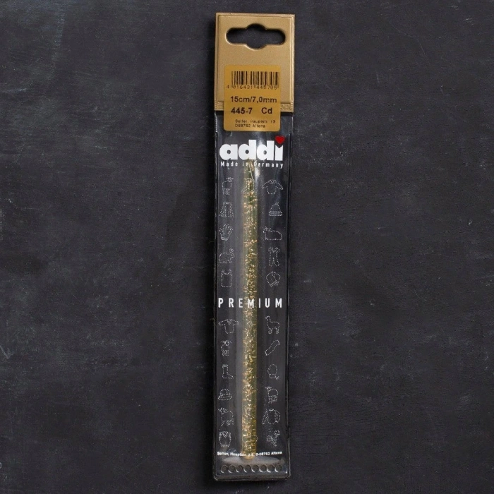 Addi Champagner 7mm 15cm Plastik Simli Yün Tığ - 4