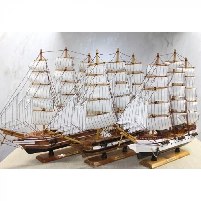 Ahşap Yelken Gemi Model 3