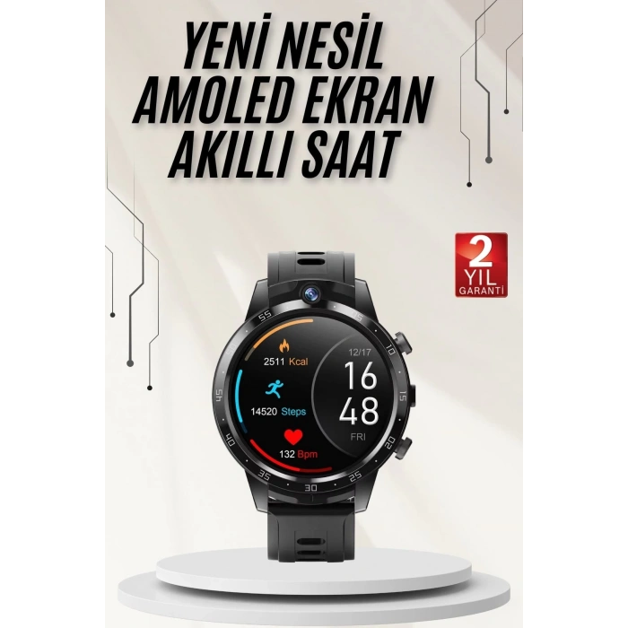 Akıllı Saat 3 Kordon Akıllı Saat Android ve İOS Uyumlu Uzun Ömürlü Titreşimli