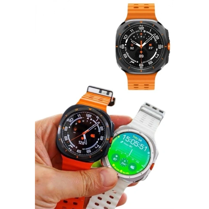 Akıllı Saat Amoled Ekran Bluetooth Bağlantılı Sağlık Takibi GPS Uyumlu