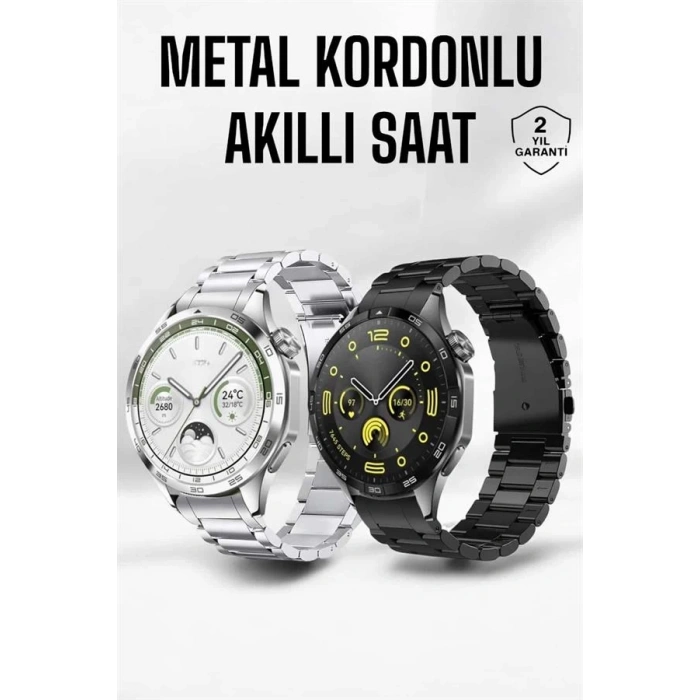 Akıllı Saat Bildirim Görme Amoled Ekran GPS Uyumlu Sesli Görüşme