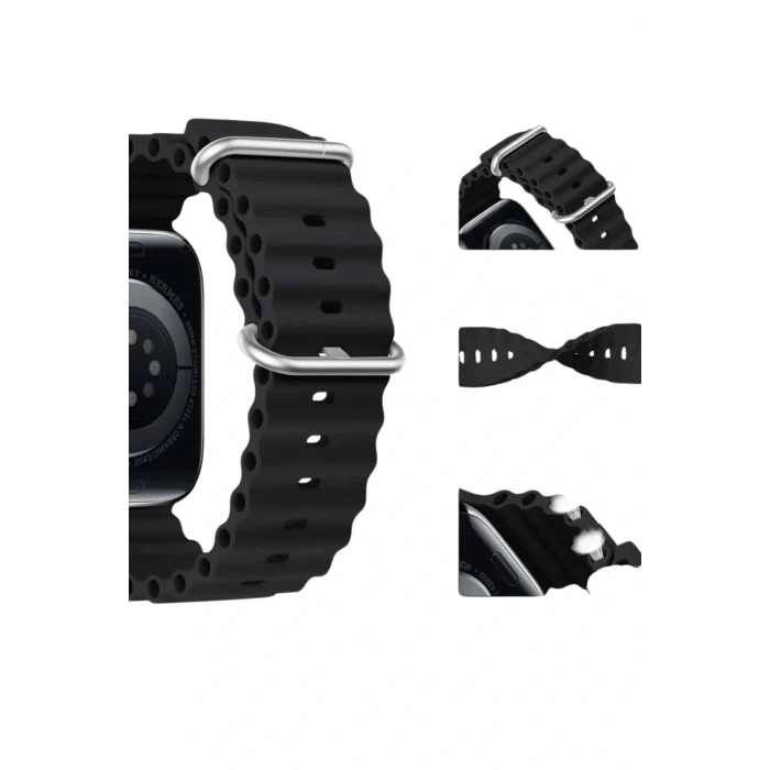 Akıllı Saat Bluetooth Bağlantılı NFC ve GPS Uyumlu Nabız Ölçer Sesli Görüşme