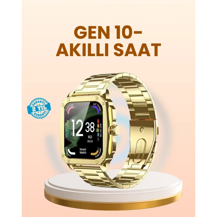 Akıllı Saat Bluetooth Çağrı ve Bildirim Kontrol Sağlık Takipli