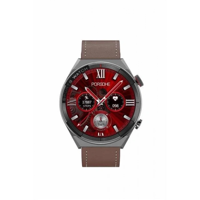 Akıllı Saat Çelik Kordon Çağrı Cevaplama Amoled Ekran Titreşimli Uyku ve Sağlık Takibi