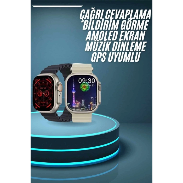 Akıllı Saat Çok Fonksiyonlu Uzun Pil Ömürlü Çağrı Cevaplayabilen Kol Saati