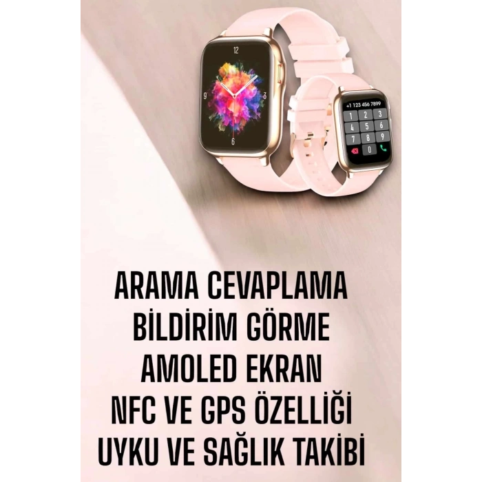 Akıllı Saat Kadınlara Uyku Ve Sağlık Takibi Yapabilen Bileklik Hediyeli