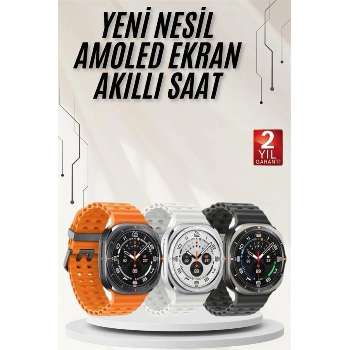 Akıllı Saat Müzik Dinleme Nabız Ölçer NFC ve GPS Uyumlu Sesli Asistan