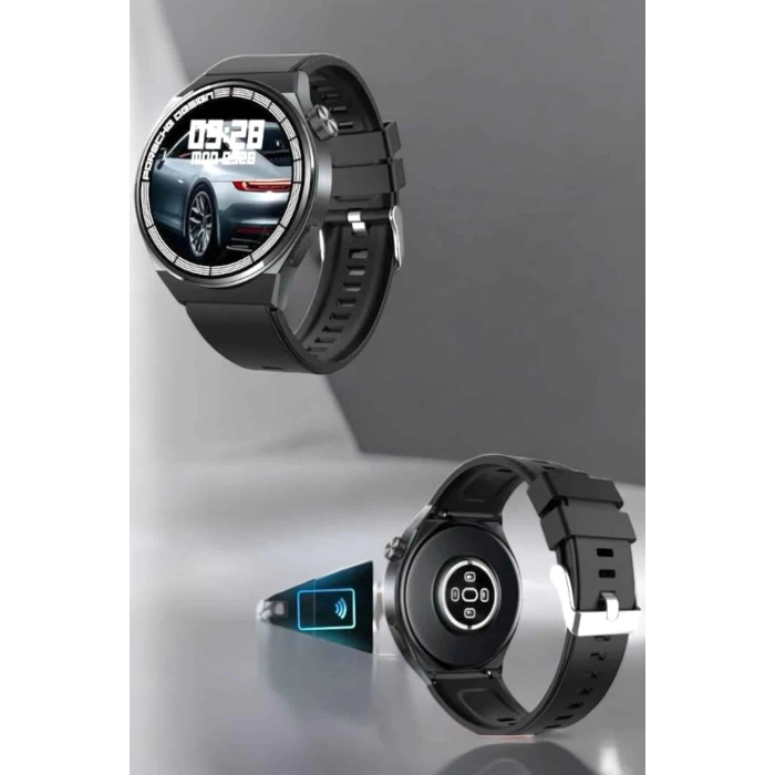 Akıllı Saat Nabız Sensörlü Bildirim Görebilen Spor Modları GPS Takibi