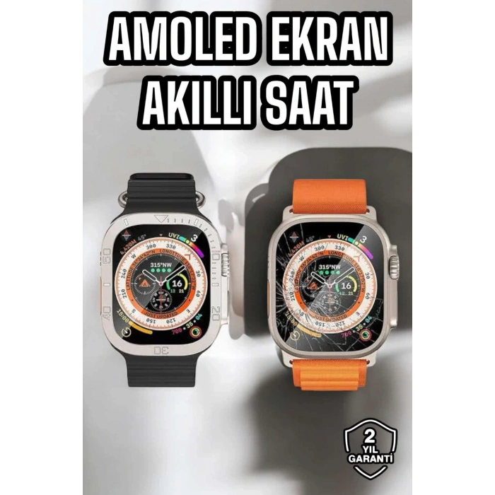 Akıllı Saat NFC ve GPS Uyumlu Uyku ve Sağlık Takibi Sesli Görüşme